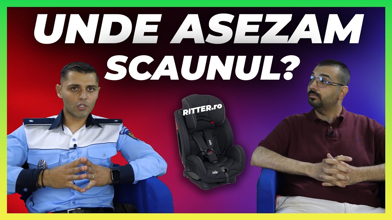 De la ce vârstă poate să stea un copil pe locul din față în mașină? Info despre scaunele de copii!