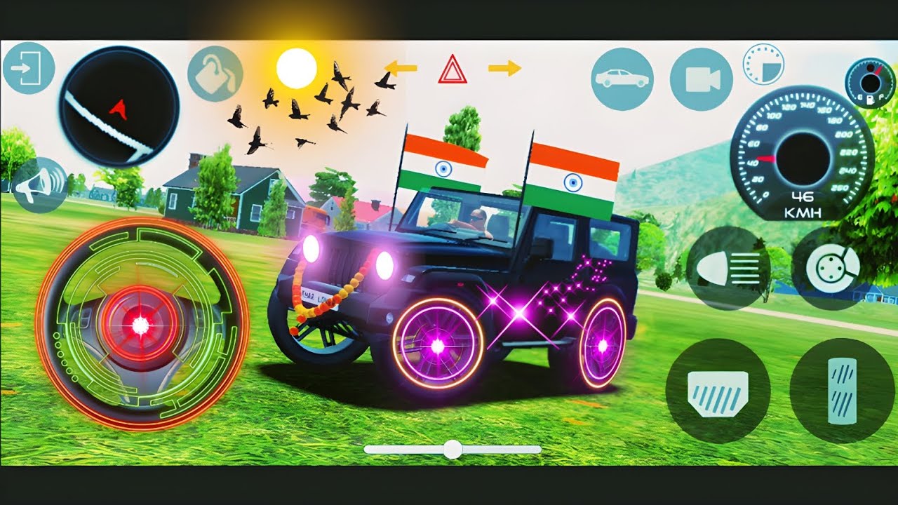 Modified 4x4 Mahindra Thar Car Game: Indian Cars (Gadi Wala Game) - Android Gameplay 2025