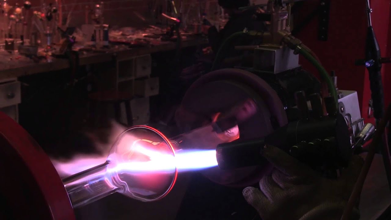 How to make a Glass Bong on the Lathe with @CoolHandSuuze || On the Torch S1:E15 ||