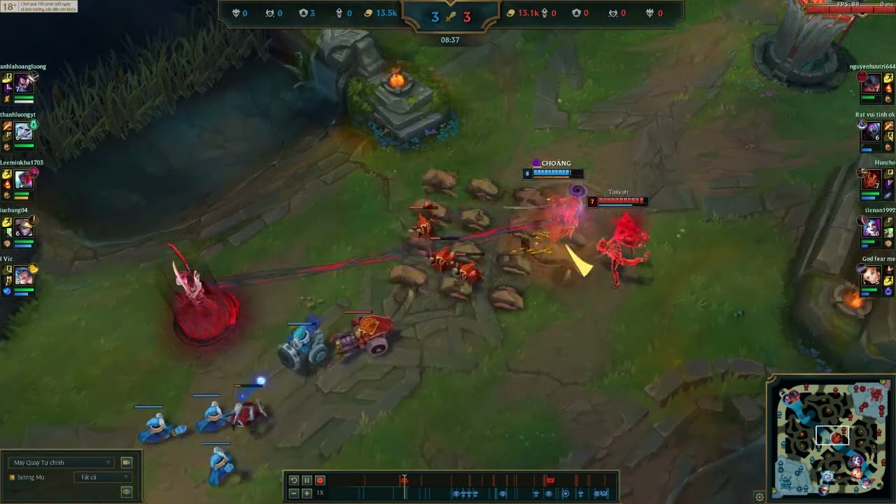 YONE vs TALIYAH (MID) | 12/4/9, 2nd Solo kills, 500+ games | 16062024 | 14.11
