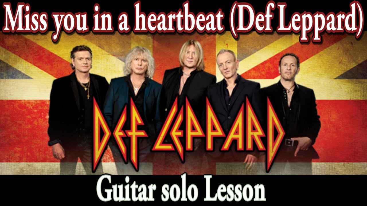 Miss you in a heartbeat (Def Leppard) guitar solo lesson | www.tamsguitar.com