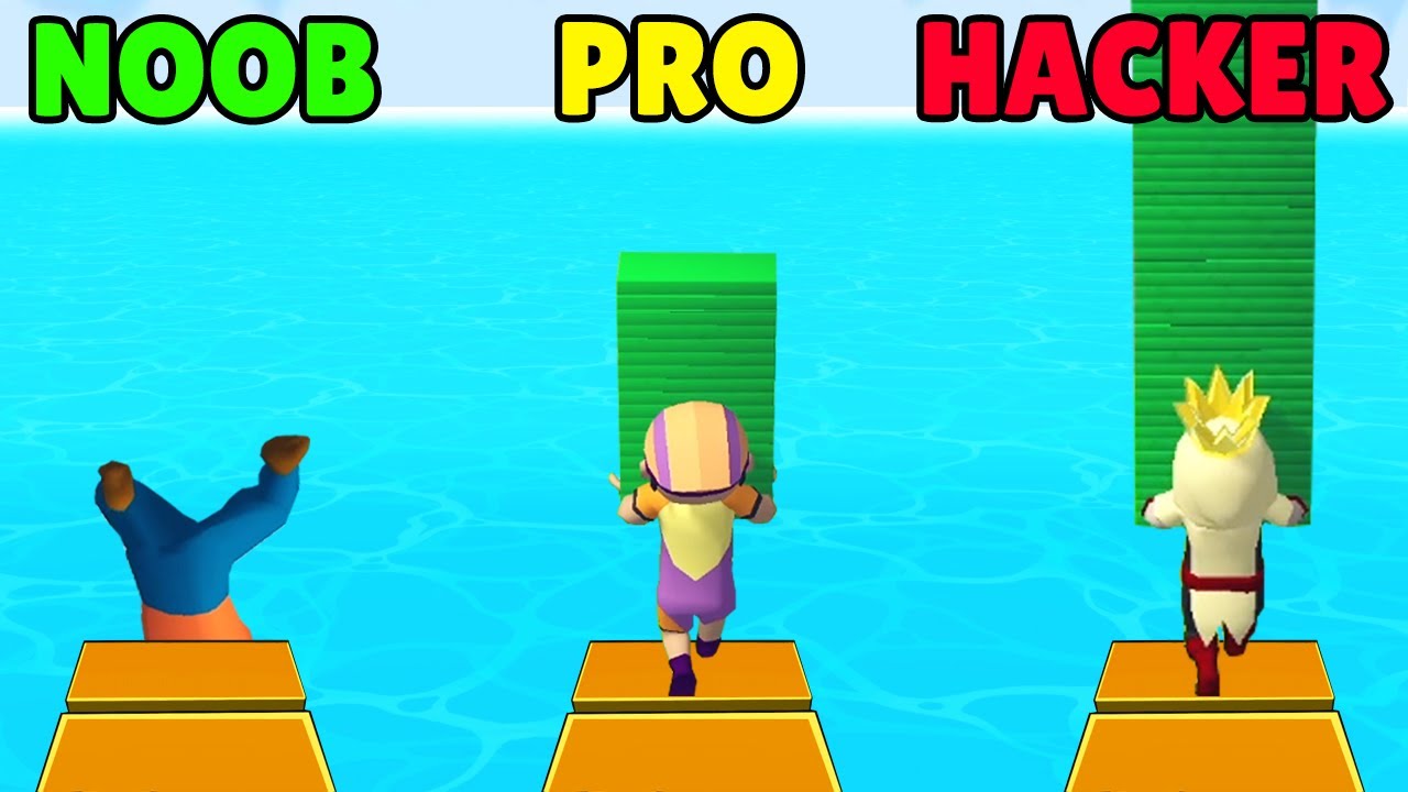 NOOB vs PRO vs HACKER in Shortcut Run