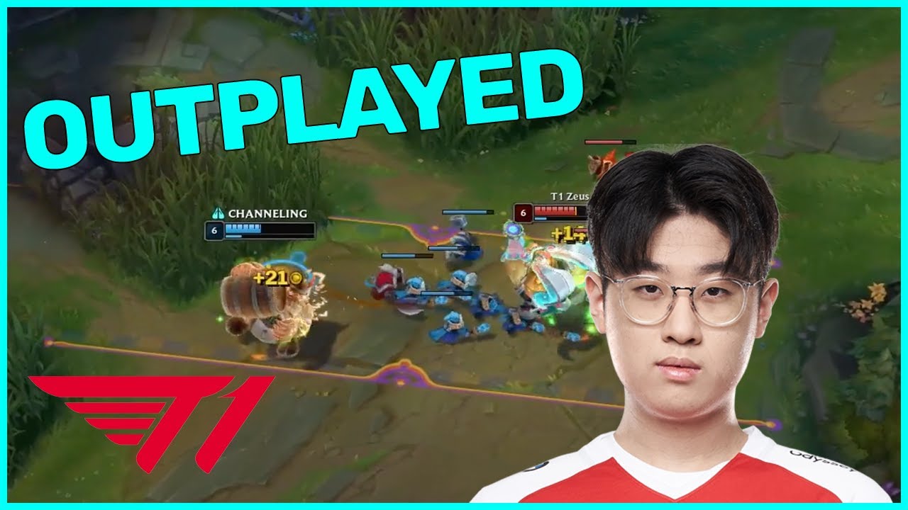 T1 Zeus completely outplays Doran