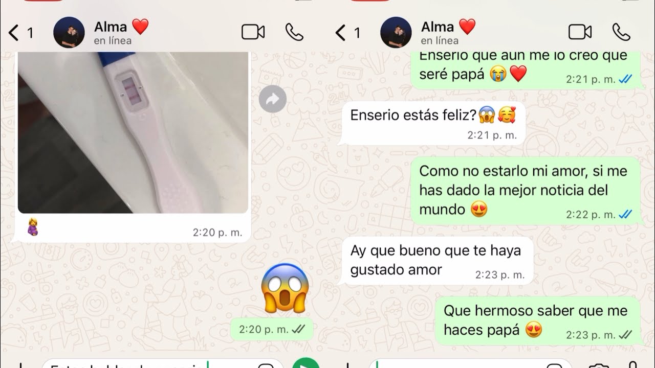 Mi novia me da la mejor noticia del mundo 😍🤰