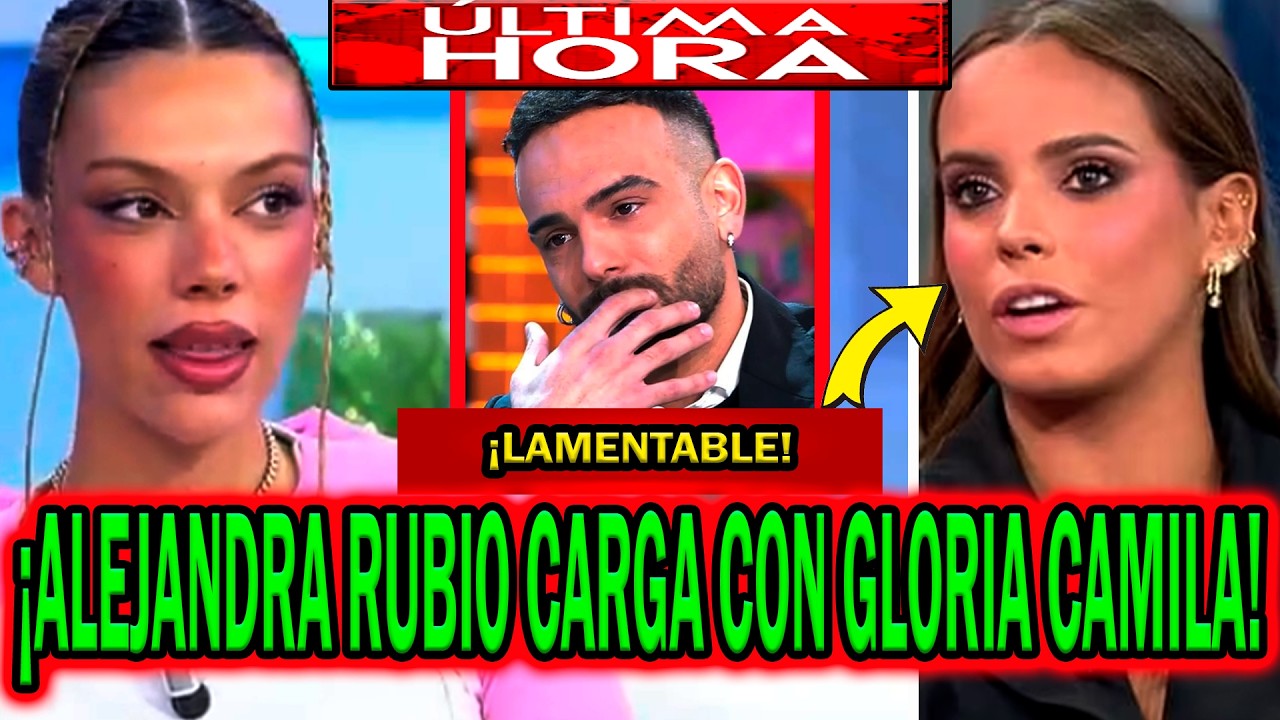 💥¡MUY FUERTE! ALEJANDRA RUBIO CARGA CON GLORIA CAMILA TRAS MANUEL CORTÉS Y EXPONEN SU EMBARAZO