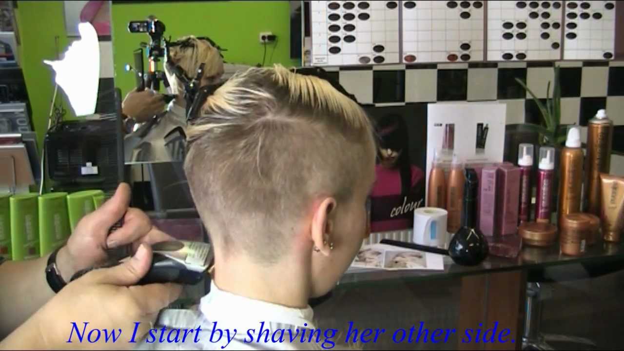OH MY GOD, HE DID IT AGAIN!! Short a symmetrical hairstyle ! By Theo Knoop 2011 production