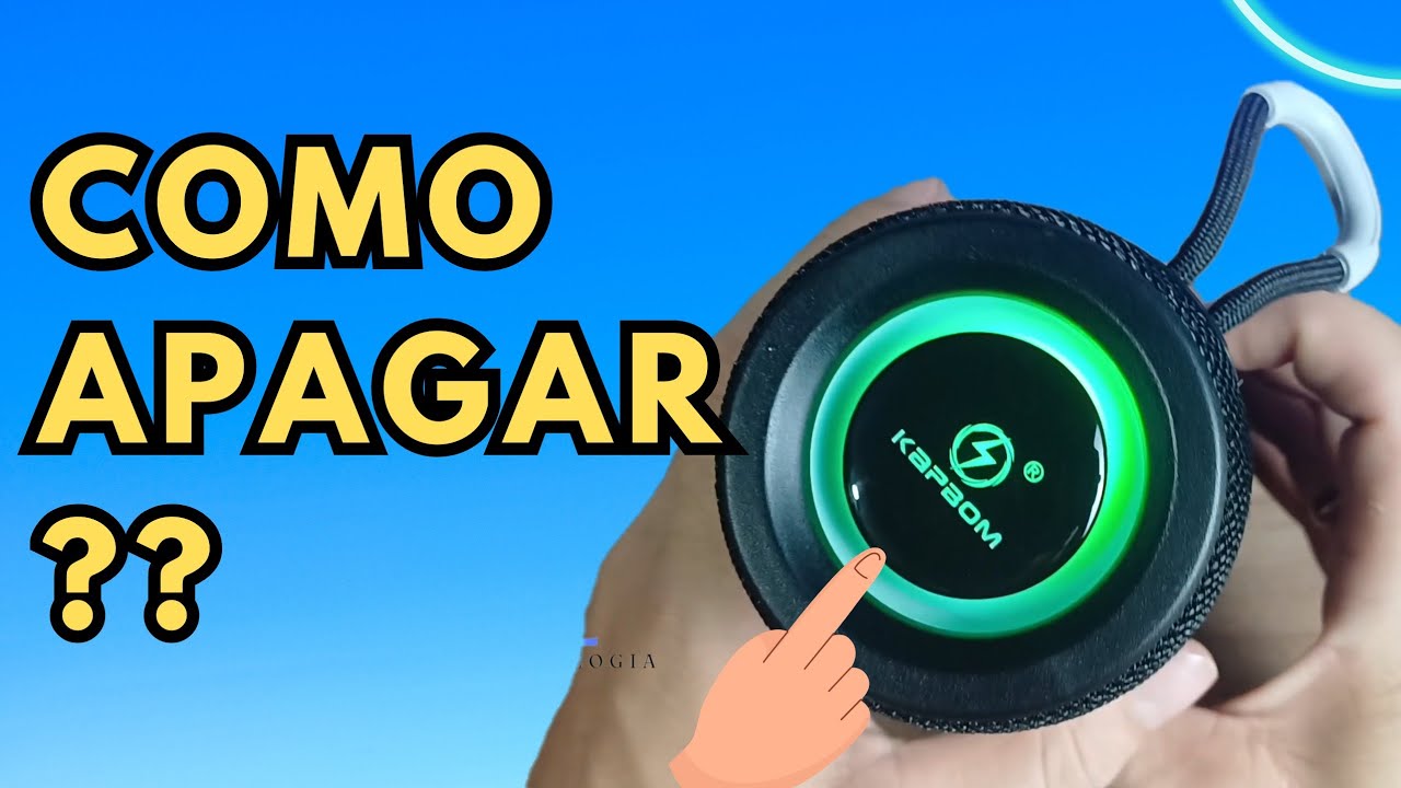 Como desligar led na caixa de som kapbom KA-8358