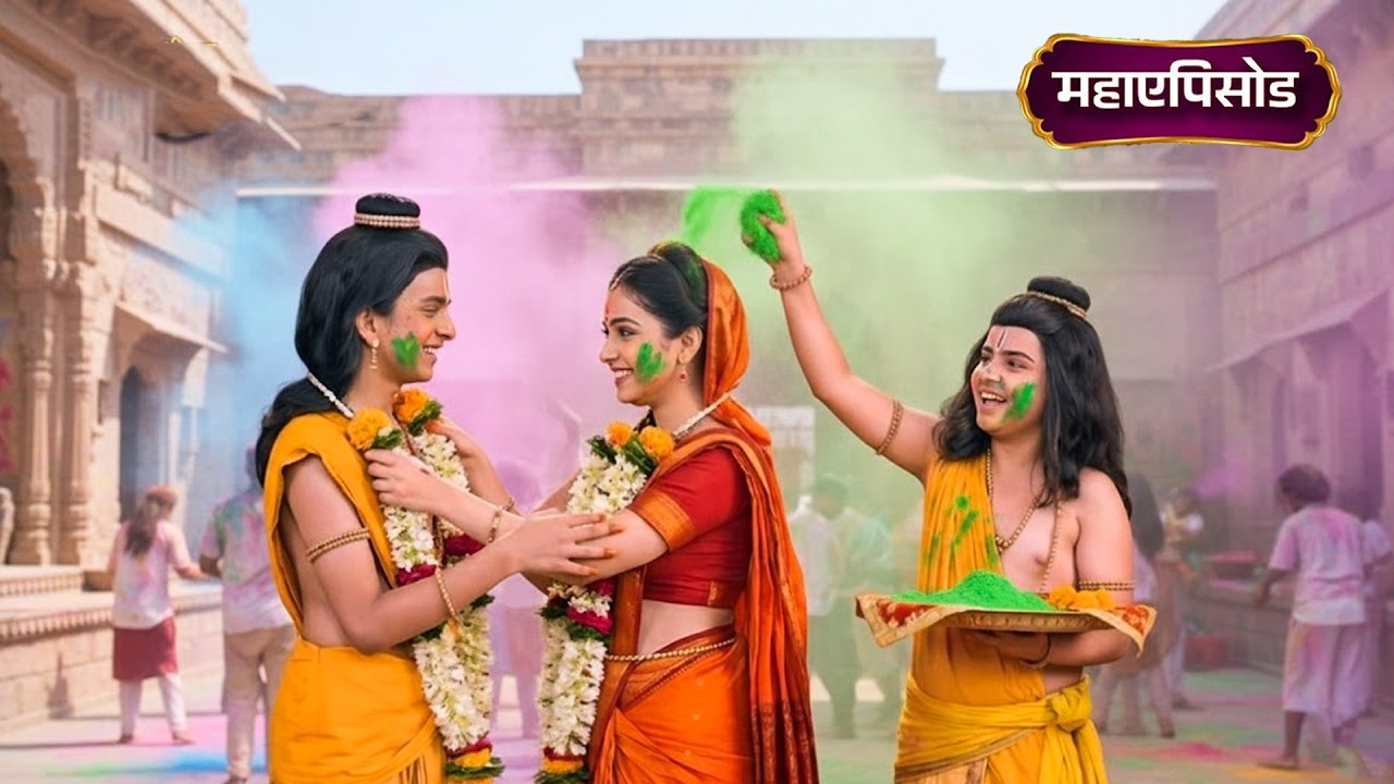 होली के दिन आधी रात में हुई लव की गुप्त शादी के पीछे था कुश का हाथ! | Shrimad Ramayan #ram #ramayan