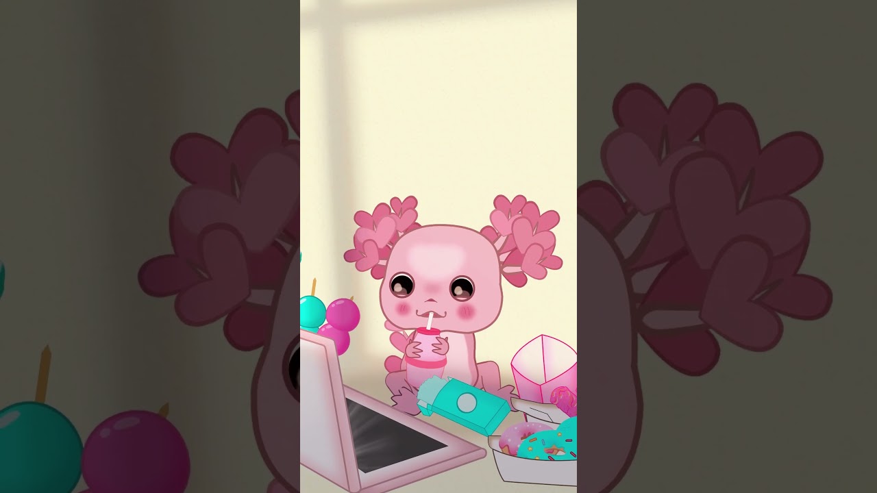 Cute Axo Animation😍 #animation #shorts #cute