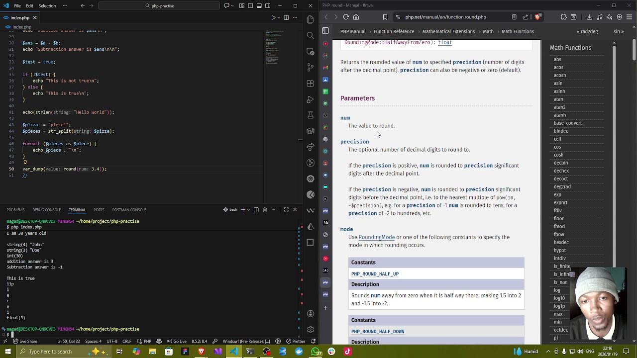Learning PHP