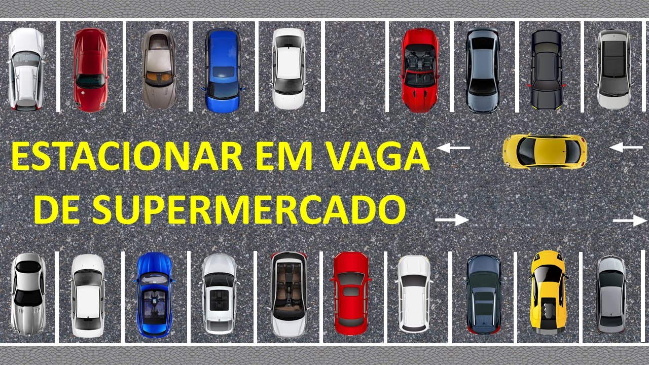 ESTACIONAR EM VAGA DE SUPERMERCADO