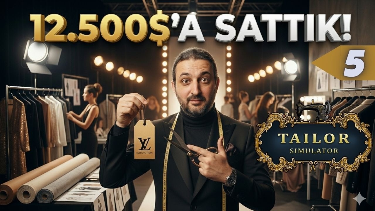 Yeni Kumaş Yeni Kıyafetler ve Defilede Satış ! | Tailor Simulator Türkçe Bölüm 5