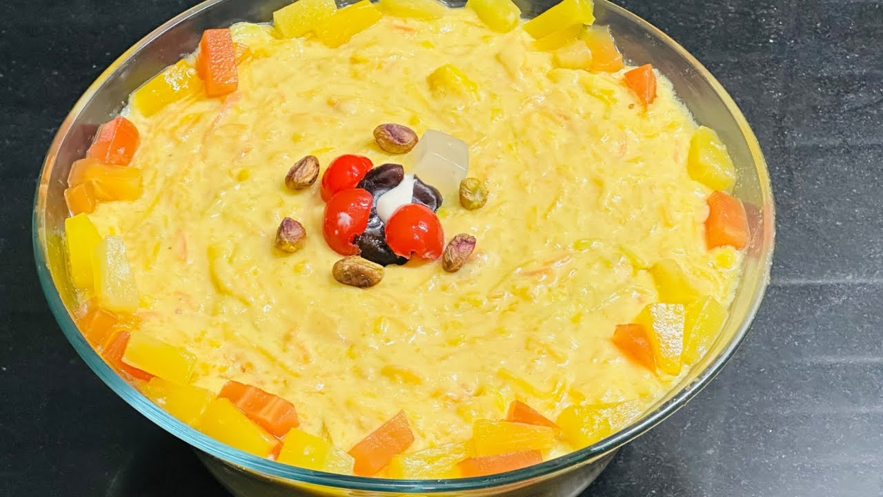 Ramzan special dessert  lab e shirin|Shadiyon Wala Fruit Custred Secret Recipe I FruitTrifle Recipe|