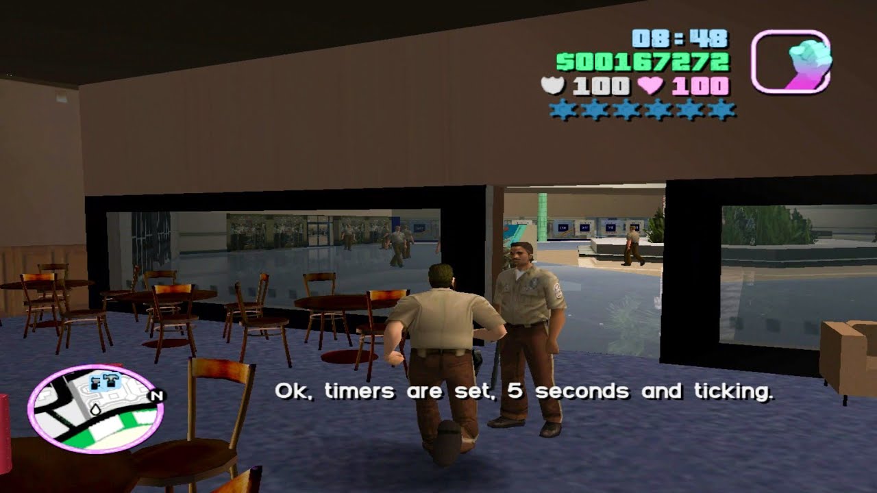 GTA Vice City Cop Land Mission But it's 2X Harder | New Mission Mod