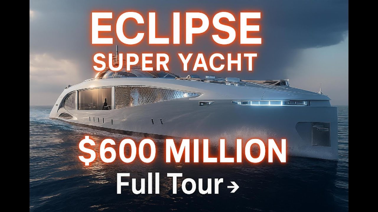 The Brightest Futuristic Yacht Ever Built — Ultra-Luxury 2050 Design