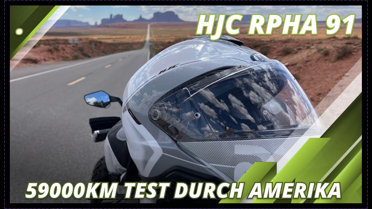 HJC Rpha 91 Test Bericht nach 59 000 km durch die Americas