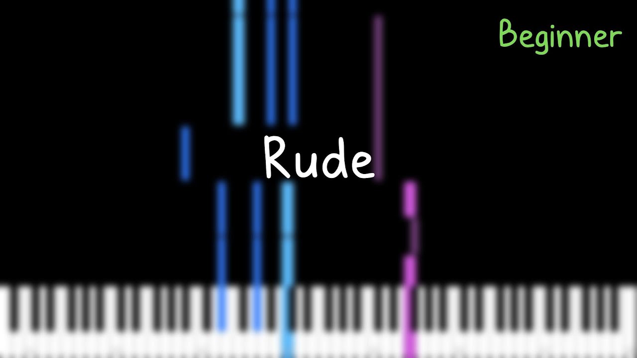 Rude - Magic! (Piano Tutorial)