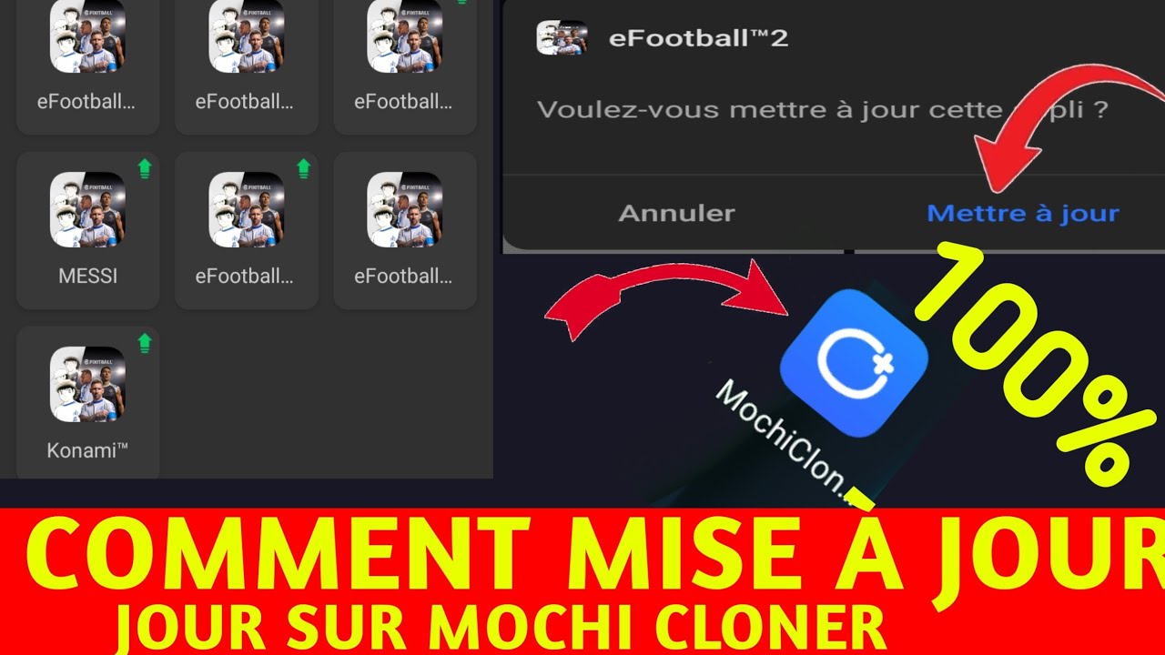 COMMENT mise à JOUR sur MOCHI CLONER