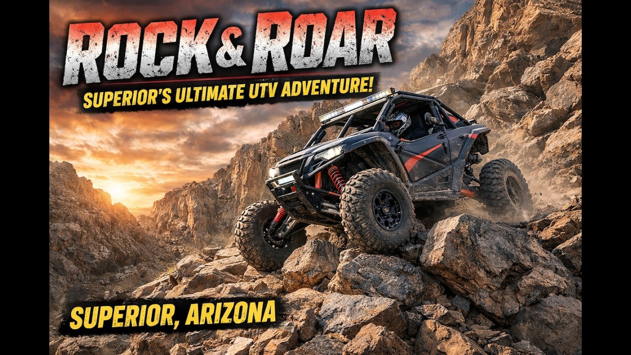 Brutal Terrain & Epic Views | Rock & Roar UTV Adventure – Superior Arizona