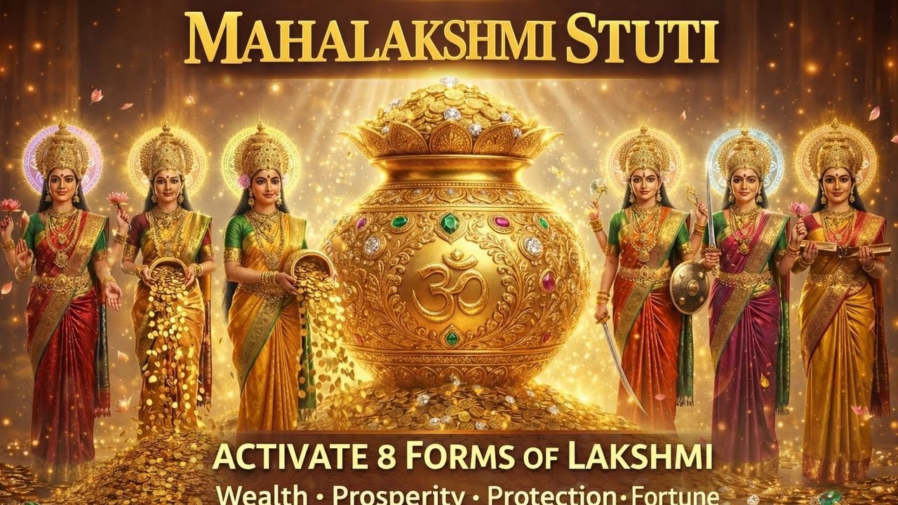 MAHALAKSHMI STUTI Ashta Lakshmi for Abundance & Fortune Listen Daily to Attract Wealth & Prosperity
