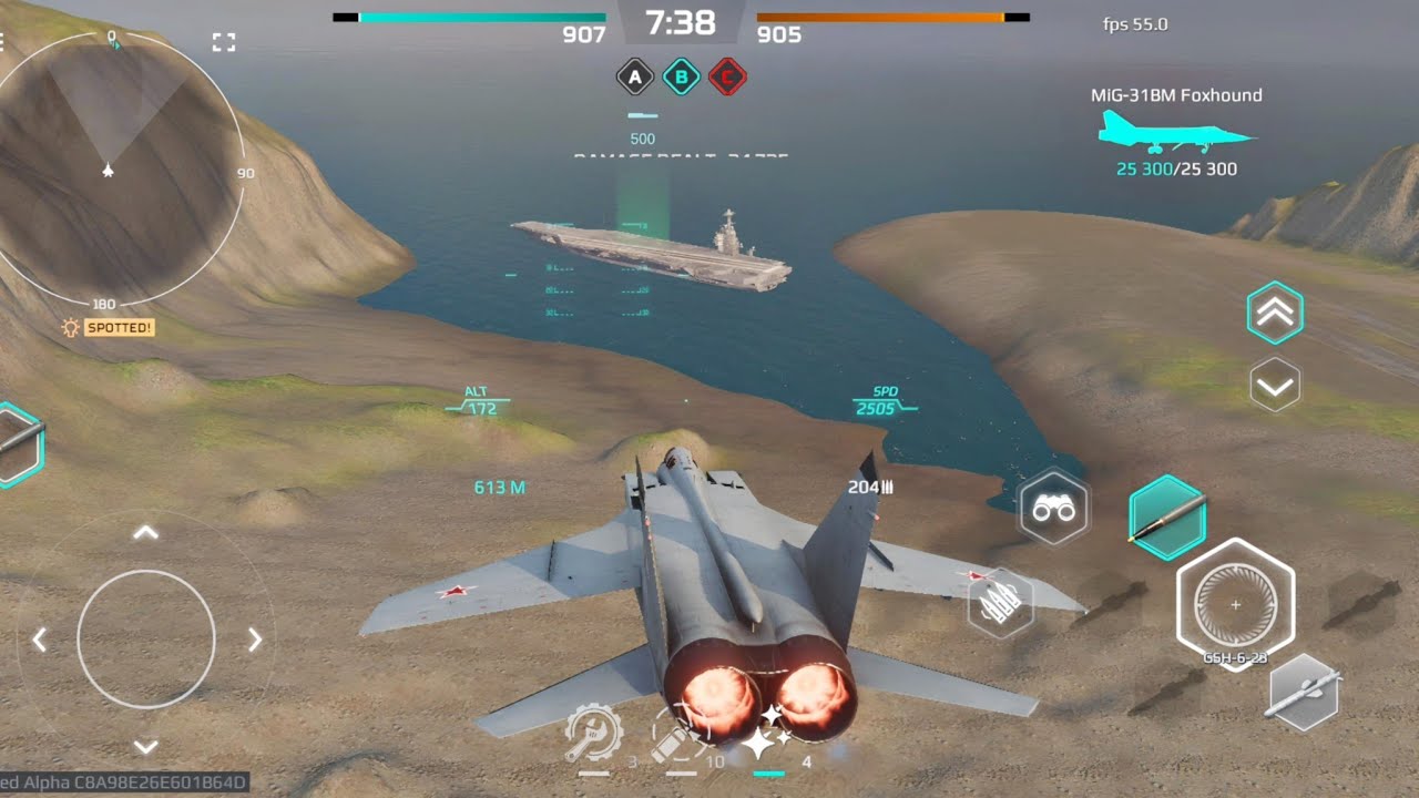 MWT:TANK BATTLES - MIG-31BM FOXHOUND Good to use for Leveling up.
