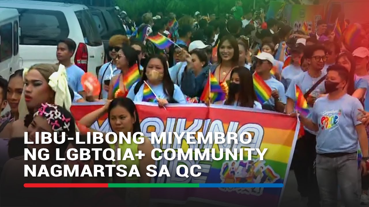 Libu-libong miyembro ng LGBTQIA+ community nagmartsa sa QC
