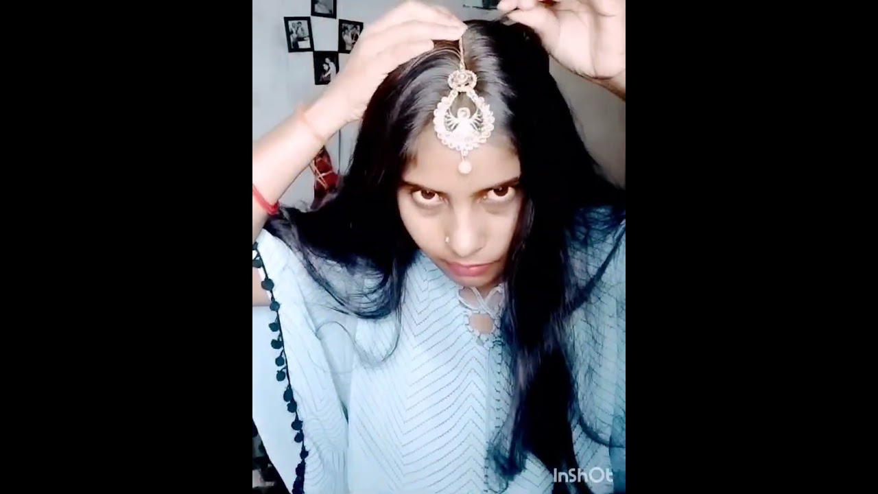 Easy mang tika  Hairstyles Hack For Girls #shorts #neetuvlogs #hairstyles #hair
