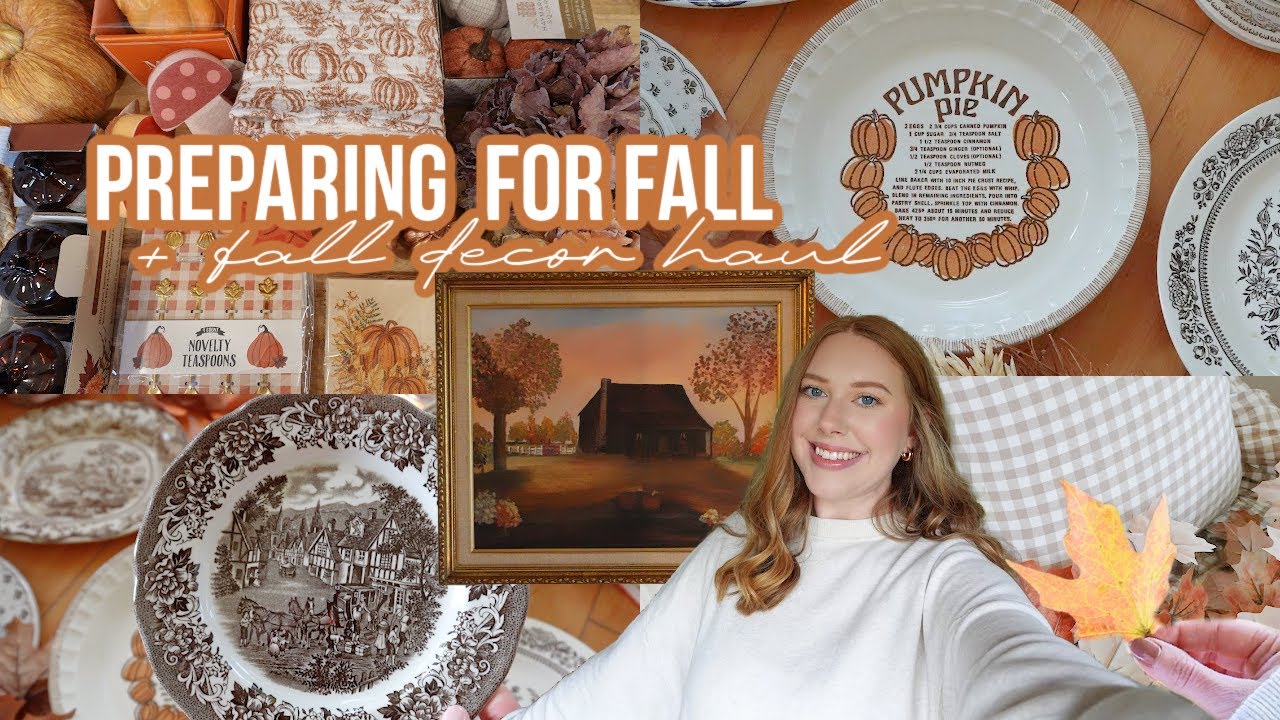 FALL DECOR HAUL + PLANNING 2025 | HUGE COTTAGE FALL DECOR HAUL🍂🍁
