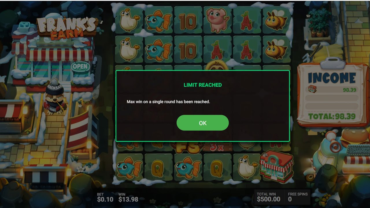 🐔 Community Player gets a MAX WIN 5000x on FRANK'S FARM !! 🐔