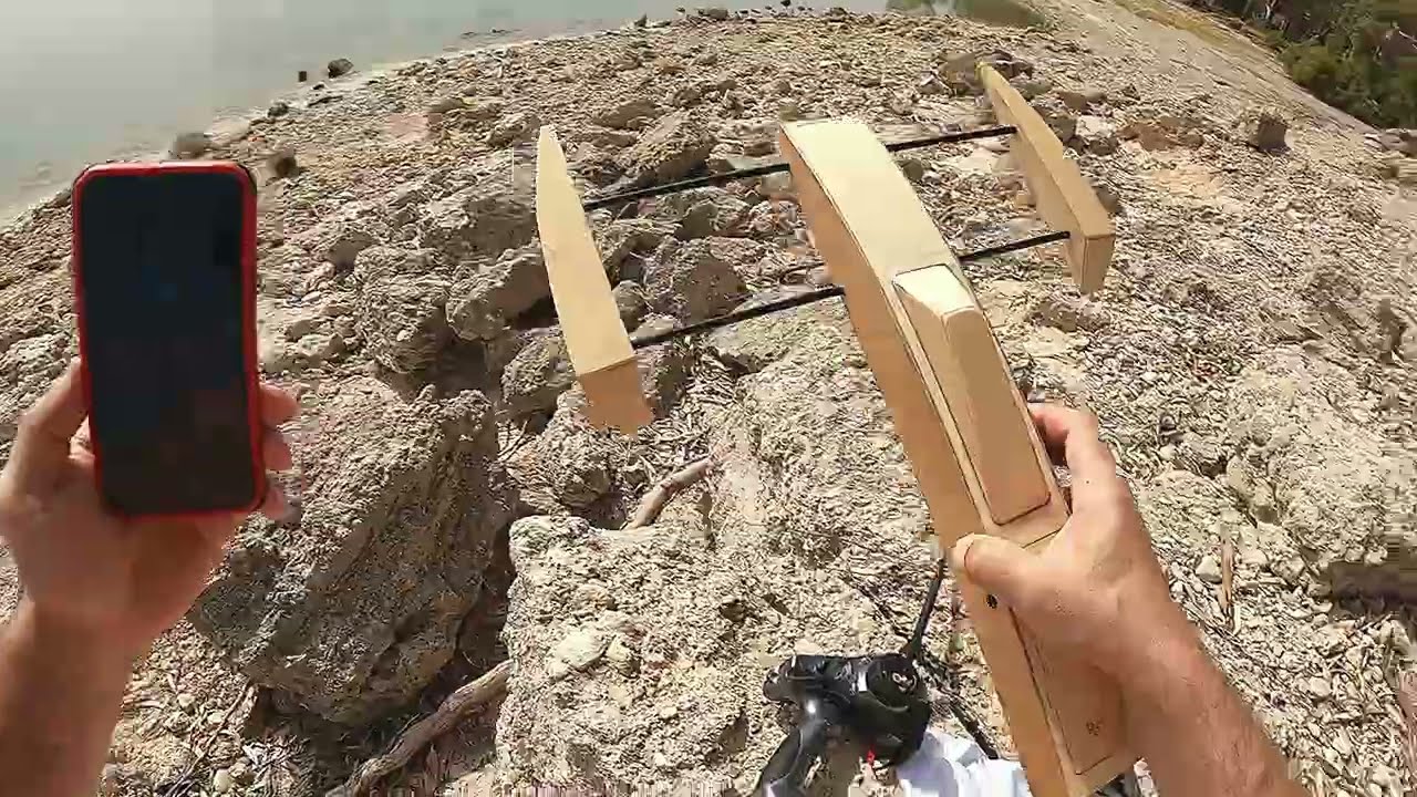 WORLD FASTEST? BACKUP PASS (495mm) SHRIMP OUTRIGGER 96 MPH! 154 KM/H!