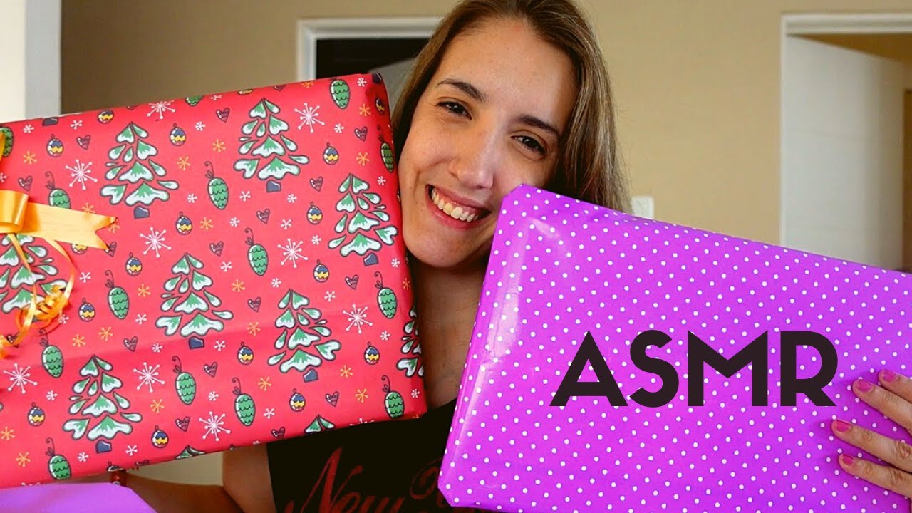 ASMR en español - Envolviendo Regalos Lentamente - asmr unintentional
