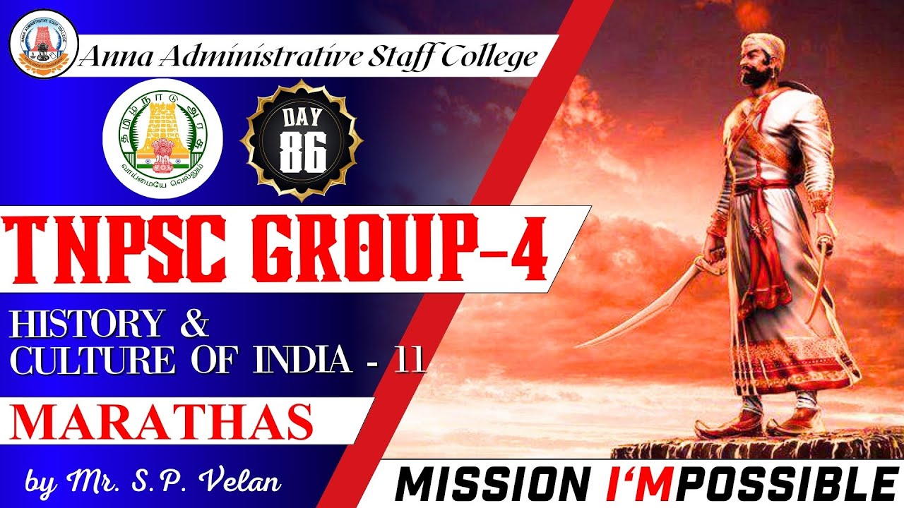MISSION I'MPOSSIBLE | Day 86 | History | Marathas | Group 4 | Mr. S.P. Velan