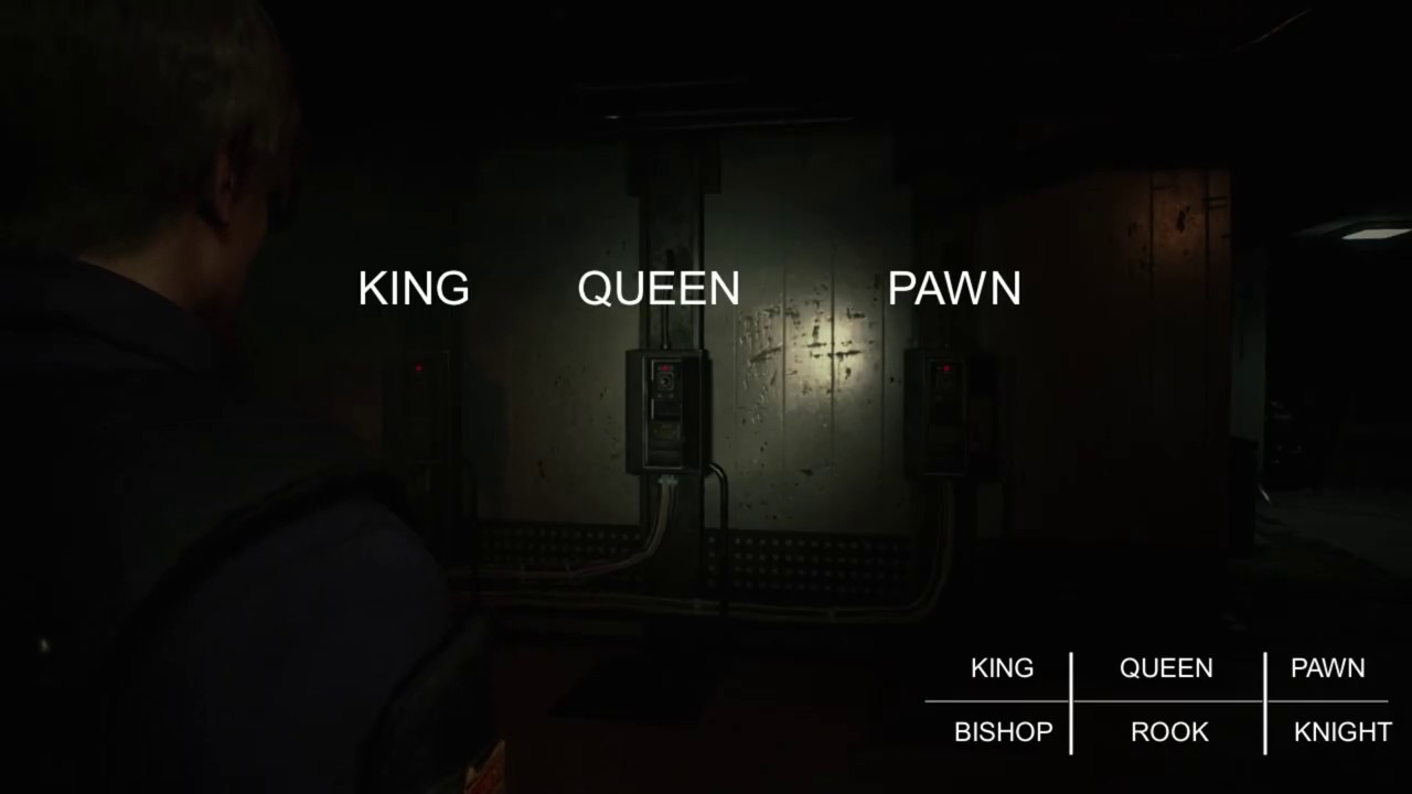 Resident Evil 2 Chess Plug Puzzle Solution