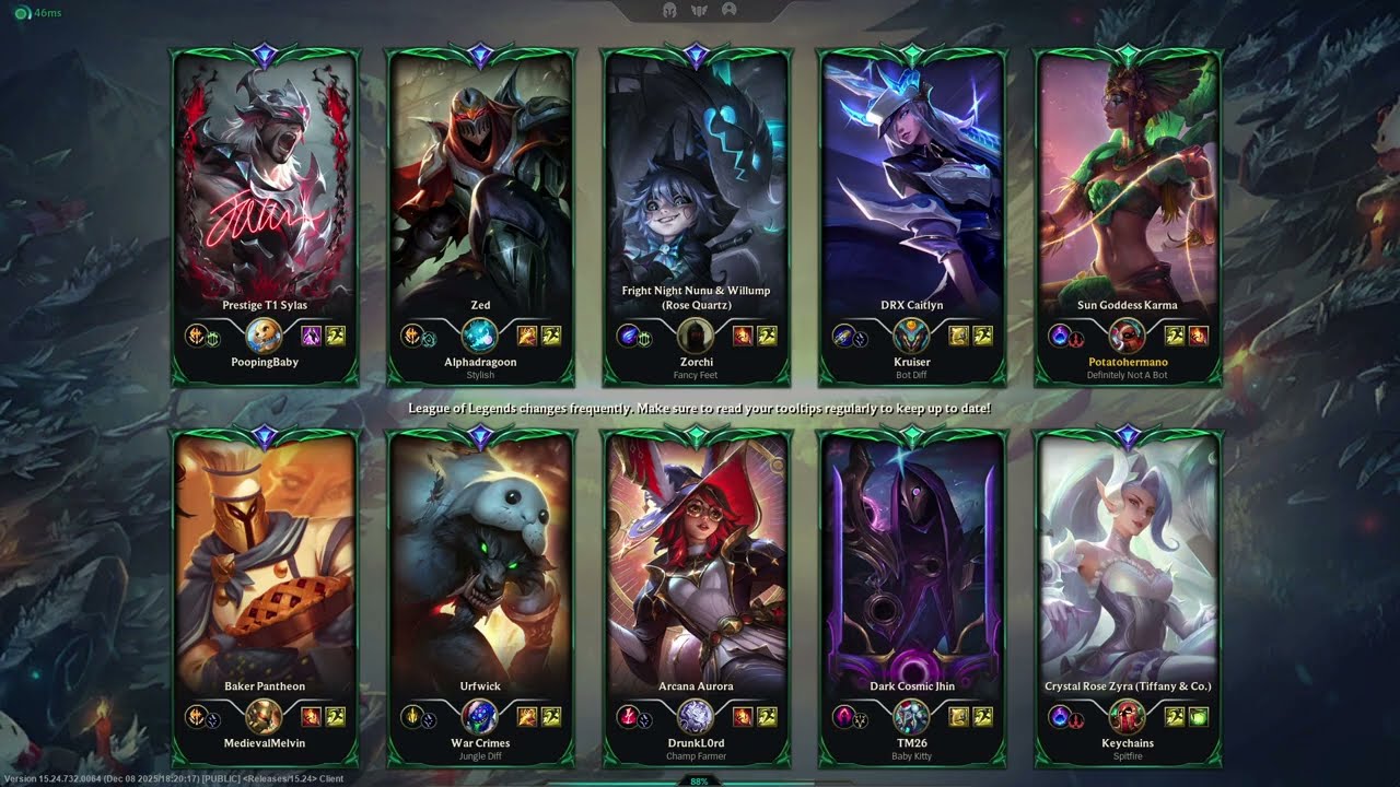 League of Legends, Ranked Solo - Game 206