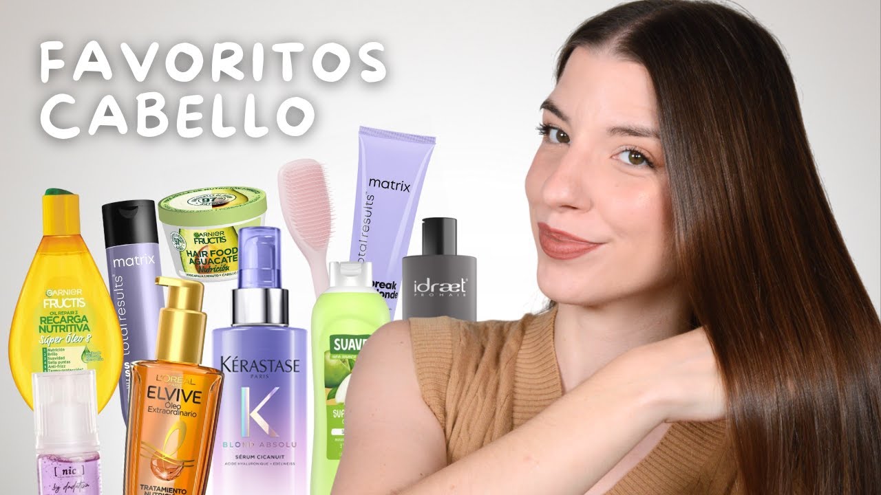 PRODUCTOS que uso para el CUIDADO DE MI PELO 🤍 | Shampoo, mascarillas, óleos para puntas, cremas 🫧