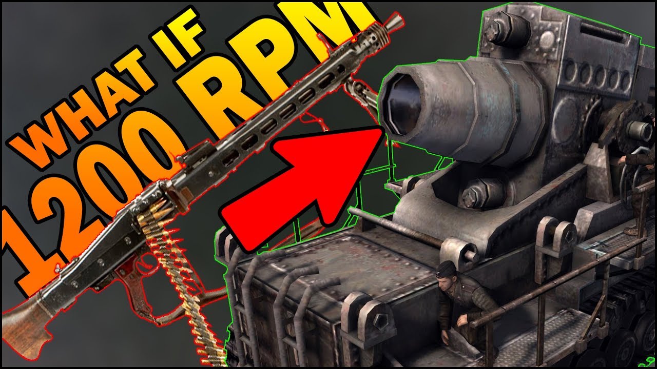 INSANE 600MM KARL-GER&Auml;T Firing Like MG42 1200RPM vs 100 M1 ABRAMS TANKS - MoW Assault Squad 2 - #110