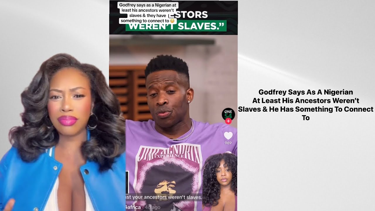 Годфри говорит, что, будучи нигерийцем, по крайней мере его предки не были славянами, и у него ес...