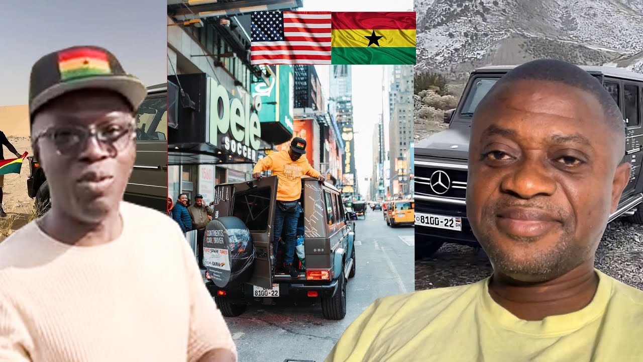 Driving From Ghana To USA: There Was No Sponsorship, It Was Not Cheap, It Was Not A Dángéröus Trip