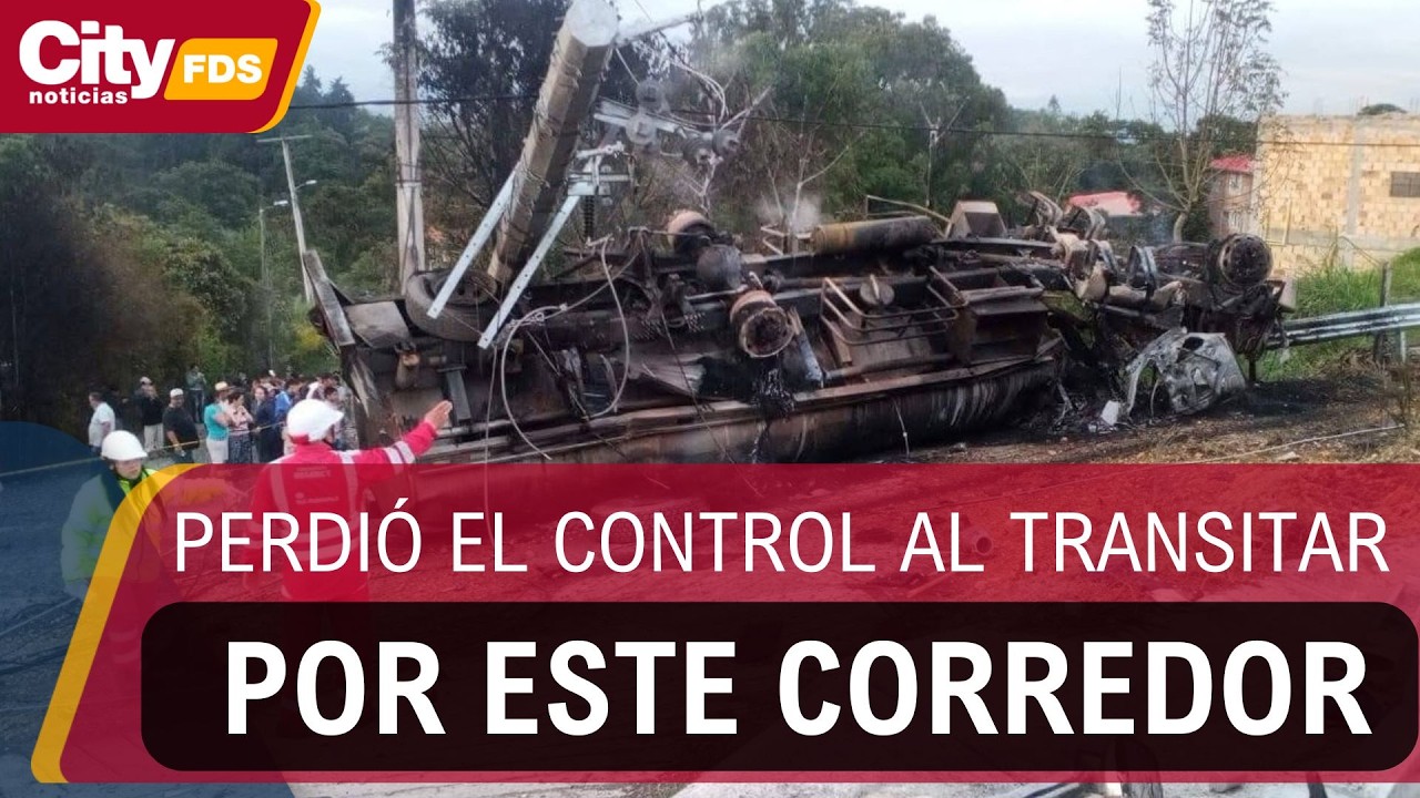 Cami&oacute;n se volc&oacute; en la v&iacute;a Bogot&aacute;-Girardot | CityTv