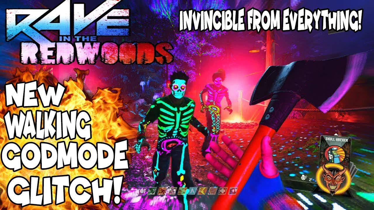 Rave In The Redwoods *NEW* SOLO/COOP Walking GODMODE Glitch! Be Invincible from Everything!