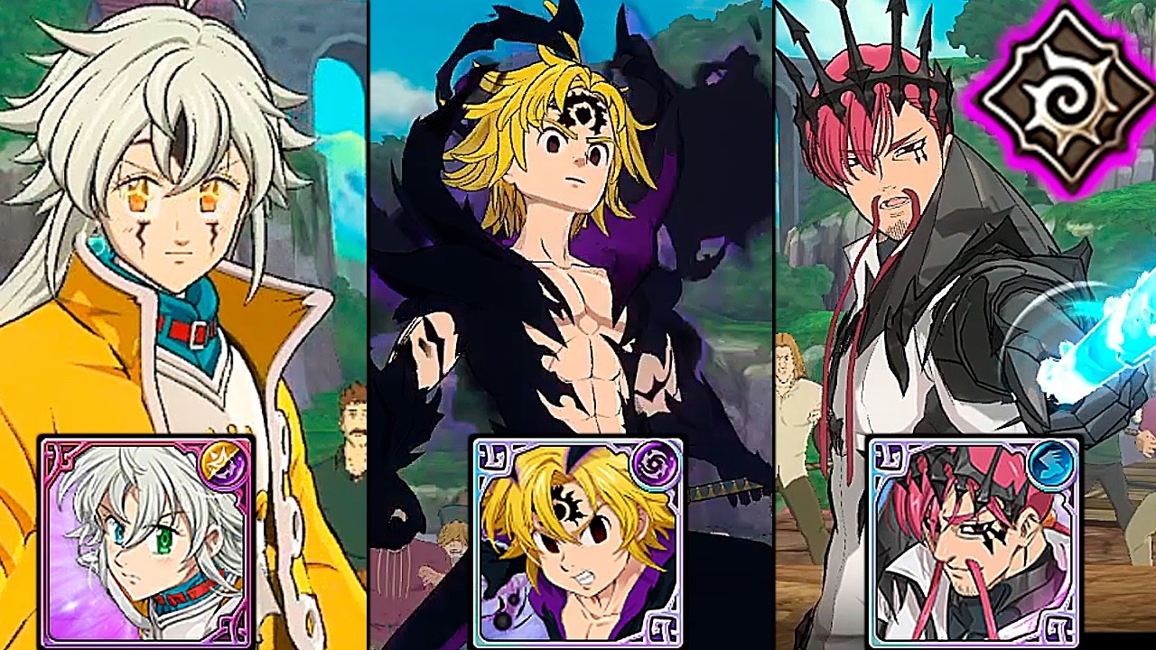 DEM&Ocirc;NIOS DE VOLTA AO TOPO?! MELIODAS N&Ecirc;MESIS COM TRISTAN E CUSACK LR! - 7DS Grand Cross