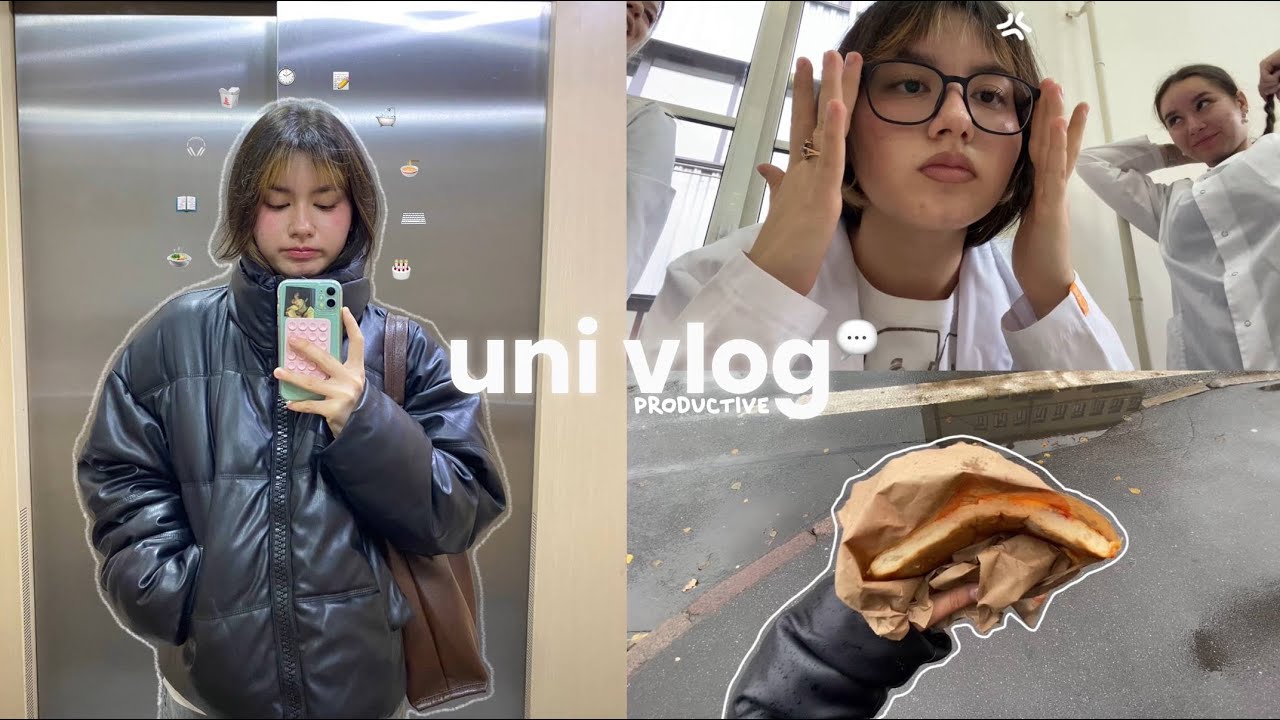 uni vlog🍡: университетские будни, пары, готовка и день рождения