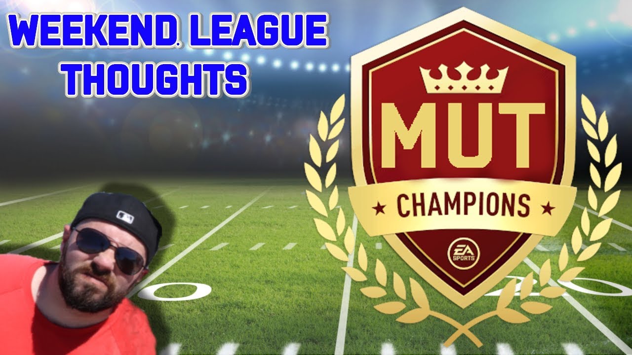 MUT WEEKEND LEAGUE IMPRESSIONS | MADDEN 18 MUT CHAMPIONS