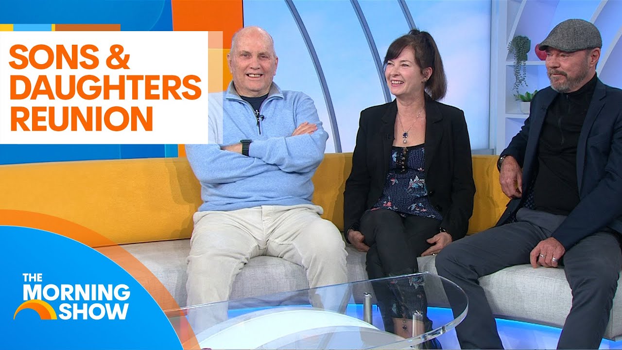 Stars of Channel 7's 80s hit series Sons and Daughters reunite on The Morning Show