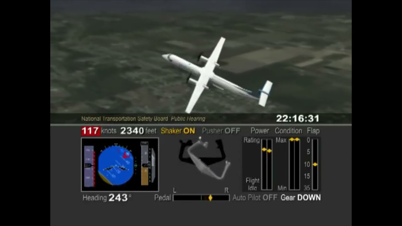 Colgan Air 3407 CVR + Animation