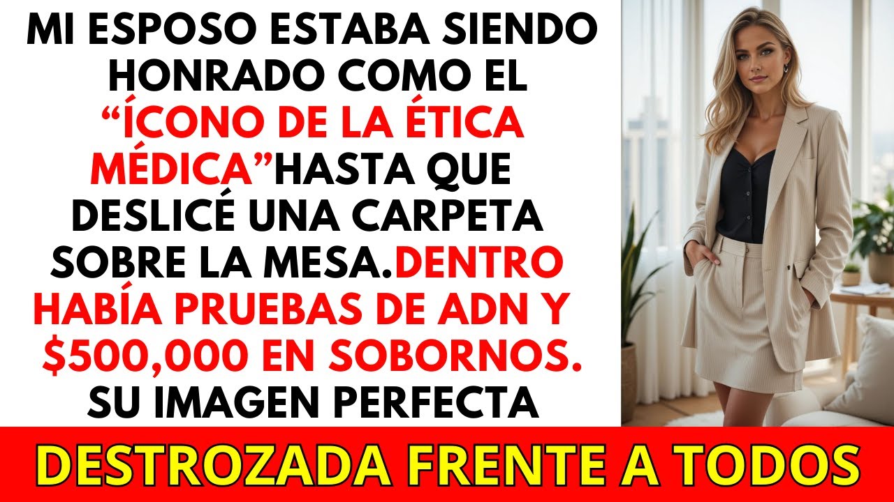 Mi esposo era honrado como ícono de la ética médica… hasta que expuse la verdad 💔⚕️