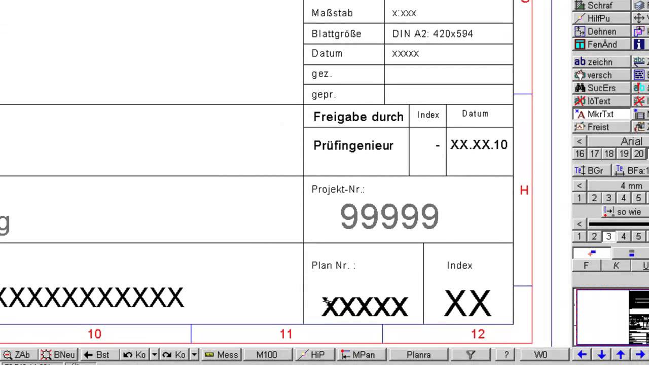 ISB CAD 2013 #17c   Makrotexte im Schriftfeld benutzen