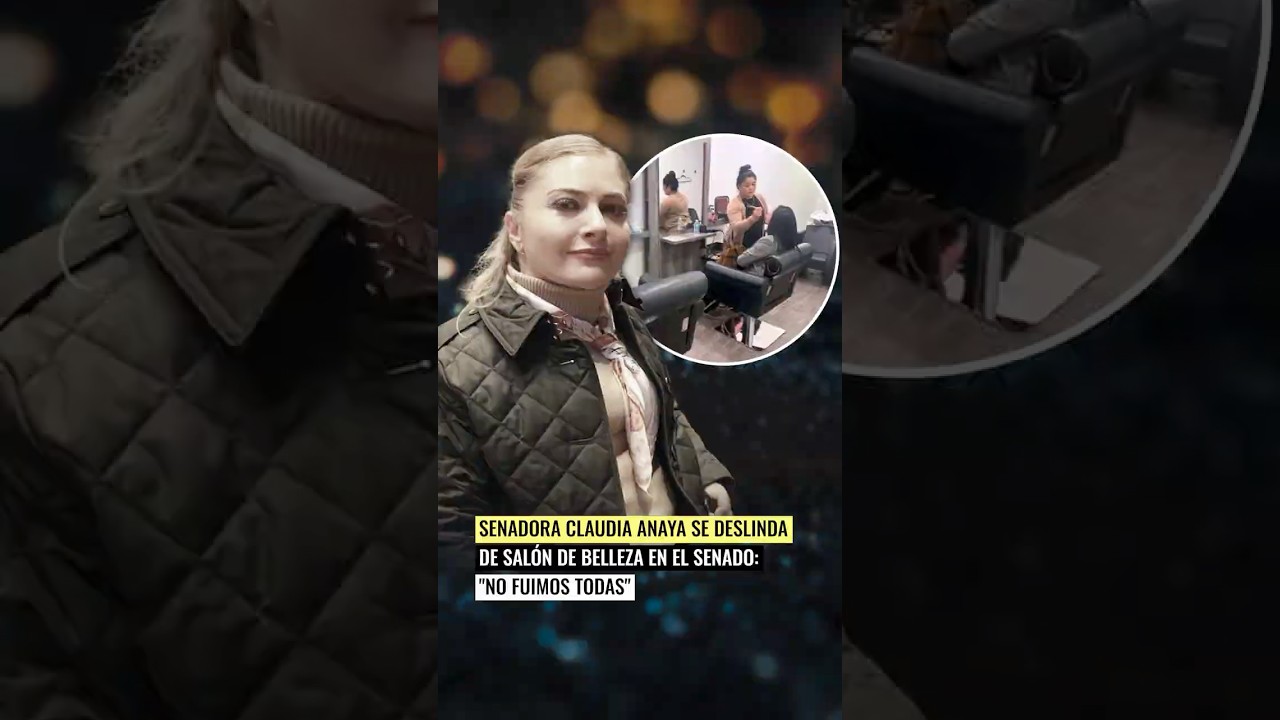 💇🏼&zwj;♀️✨ Senado o sal&oacute;n de belleza?: Claudia Anaya aclara: ❌ ella no se arregla ah&iacute;