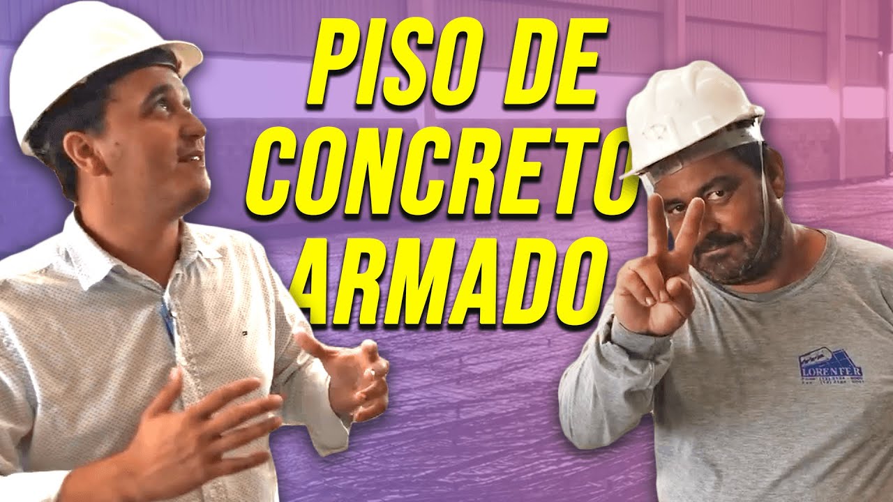 Piso de CONCRETO ARMADO: como fazer em uma OBRA INDUSTRIAL