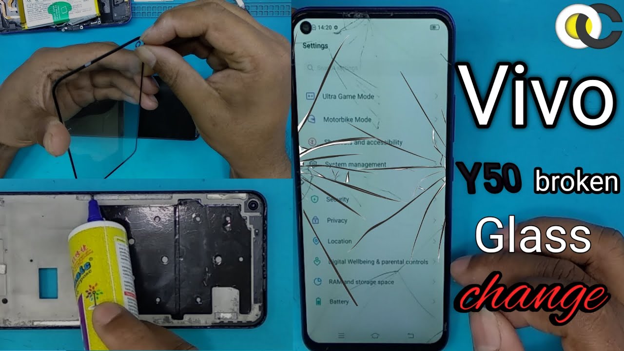 Vivo Y50 Broken Glass Restoration........
